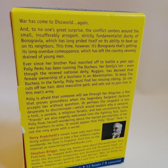 Terry Pratchett Monstrous Regiment Audio Book on Cassette 8 Cassettes - Picture 4 of 6